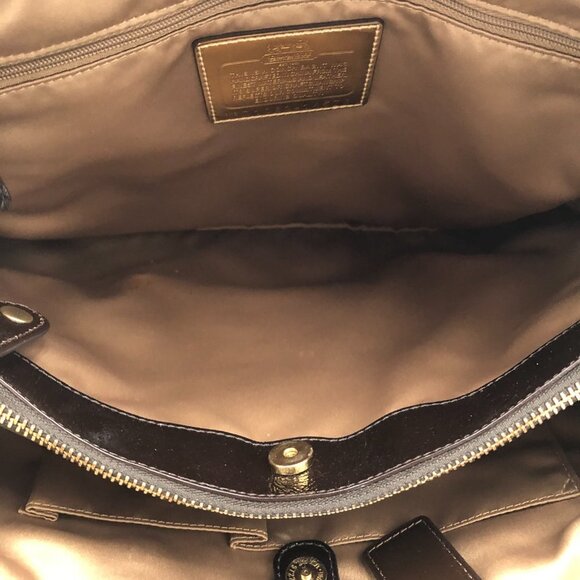 Coach Tan and Brown Purse - Picture 8 of 11